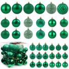 Decorações de árvore de Natal LANGXUN Emerald Green x36 Decorações de árvore de Natal LANGXUN Emerald Green x36