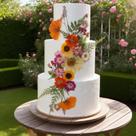 Decorações de bolo SUPROD Flower Baby in Bloom Prensed Flowers