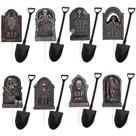 Decorações de bolo TUDACVTE Halloween Cupcakes Toppers 48 peças Decorações de bolo TUDACVTE Halloween Cupcakes Toppers 48 peças