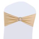 Decorações de cadeira Boshen 100PCS Stretch Chair Bows Sashes