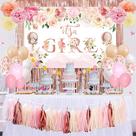 Decorações de chá de bebê, decoração de vela, tema floral, menina Decorações de chá de bebê, decoração de vela, tema floral, menina