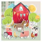 Decorações de festa Amscan Adorable Multicolor Barnyard Birthday Decorações de festa Amscan Adorable Multicolor Barnyard Birthday