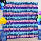 Decorações de festa, cenários, azul lhama e roxo, pacote com 1 x 2 m Decorações de festa, cenários, azul lhama e roxo, pacote com 1 x 2 m