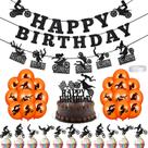 Decorações de festa Chalyna Motorcycle 84 peças Tema de motocross
