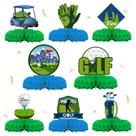 Decorações de festa Cheereveal Golf Honeycomb Centerpieces