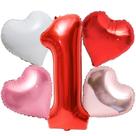 Decorações de festa Dripykiaa Sweetheart is One Valentine