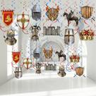 Decorações de festa Faccito Medieval Knight 22 unidades