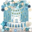 Decorações de festa Festa de aniversário Ouddy Butterfly Blue