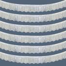 Decorações de festa Fringe Garland LolStar LolStar, pacote com 6, prata Decorações de festa Fringe Garland LolStar LolStar, pacote com 6, prata