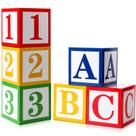 Decorações de festa Kolldenn ABC 123 Back to School 6 unidades