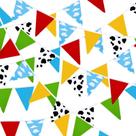 Decorações de festa MARFOREVER Cartoon Story Pennant Banner