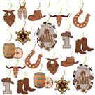 Decorações de festa My First Rodeo Birthday Cowboy Theme Boy Decorações de festa My First Rodeo Birthday Cowboy Theme Boy