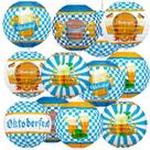 Decorações de festa Panelee Beer Paper Lanternas de 20 cm 12 unidades