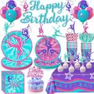 Decorações de festa Yingoto Gymnastics Birthday 170 unidades