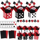 Decorações de festas de cassino WinnerWhy, 8 conjuntos de peças centrais de mesa