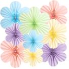 Decorações de flores de papel SUNBEAUTY para sala de aula de parede