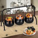 Decorações de Halloween: conjunto de 3 taças de doces Rogeia Cauldron