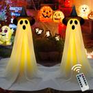 Decorações de Halloween JOKOSIS Spooky Ghost String Lights, pacote com 2