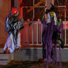 Decorações de Halloween JOYIN Hanging Ghosts Witch & Pumpkin Decorações de Halloween JOYIN Hanging Ghosts Witch & Pumpkin