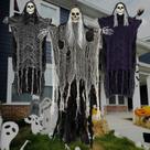 Decorações de Halloween Kendane Scary Hanging Ghosts 3 unidades