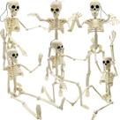 Decorações de Halloween Skeleton CAMIRUS 6 peças de plástico de 40 cm