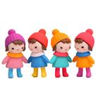 Decorações de jardim, suéter colorido de malha de PVC, estatueta para meninas Decorações de jardim, suéter colorido de malha de PVC, estatueta para meninas