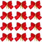 Decorações de laço de Natal WILLBOND 96 pacotes para árvore de Natal