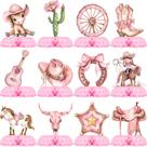 Decorações de mesa BonbeeDesign Cowgirl Party Kids Birthday