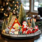 Decorações de mesa de Natal Oroyutor Christmas Village 12 unidades