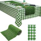 Decorações de mesa Patelai Golf Party com grama artificial