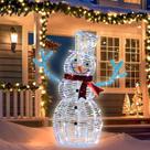 Decorações de Natal ao ar livre VCUTEKA Snowman 90cm com LED