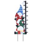 Decorações de Natal ao ar livre YEAHOME Gnomes, pacote com 2 unidades de metal Decorações de Natal ao ar livre YEAHOME Gnomes, pacote com 2 unidades de metal