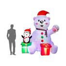 Decorações De Natal Infláveis De 6FT Com Ursos Polares E Pinguins Com Luzes LED Coloridas Para Uso