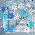 Decorações de Neve em Espiral Oumuamua - 30 Unidades para Inverno Decorações de Neve em Espiral Oumuamua - 30 Unidades para Inverno