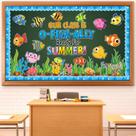 Decorações de quadro de avisos Justforjoyful Summer Ocean Sea