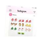 Decorações De Unhas De Resina Para O Natal, 30PCS, Charms Translucidos De Desenhos Animados Com