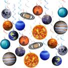 Decorações em espirais suspensas Osom Solar System Theme x20