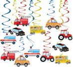 Decorações em espiral para pendurar festas HADEEONG Transportation 30Ct