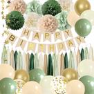Decorações para Festa de Aniversário Verde Sálvia ELTNEGSA - Para Mulheres Decorações para Festa de Aniversário Verde Sálvia ELTNEGSA - Para Mulheres