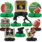 Decorações para festas de futebol, peças centrais em forma de favo de mel, 10 unidades Decorações para festas de futebol, peças centrais em forma de favo de mel, 10 unidades