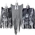 Decorações penduradas de fantasmas de esqueleto de Halloween, pacote com 3 JOYIN Decorações penduradas de fantasmas de esqueleto de Halloween, pacote com 3 JOYIN