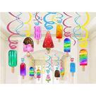 Decorações suspensas em espiral Kristin Paradise Ice Cream 30 quilates Decorações suspensas em espiral Kristin Paradise Ice Cream 30 quilates