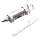 Decorador de bolo inox tipo seringa 4 bicos