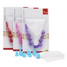 Decorador de bolo / saco de plastico para confeitar com 8 bicos colors na cartela - WINCY
