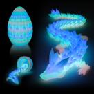 Decorativo Dragon Egg Flavery impresso em 3D com 12 dragões no interior
