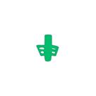 Dedeira Ergonômica Apoio de Lápis TILIBRA Verde