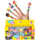 Dedoches Turma Do Mundo Bita Com 5 Bonecos Miniaturas Vinil - Lider Brinquedos