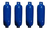 Defensa Inflável Azul G3 13,75 X 50 cm Lancha Barco Kit 4 Un