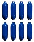 Defensa Inflável Azul G3 13,75 X 50 cm Lancha Barco Kit 8 Un