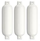 Defensa Inflável Branca G2 11,4 X 40,6cm Lancha Barco Kit 3